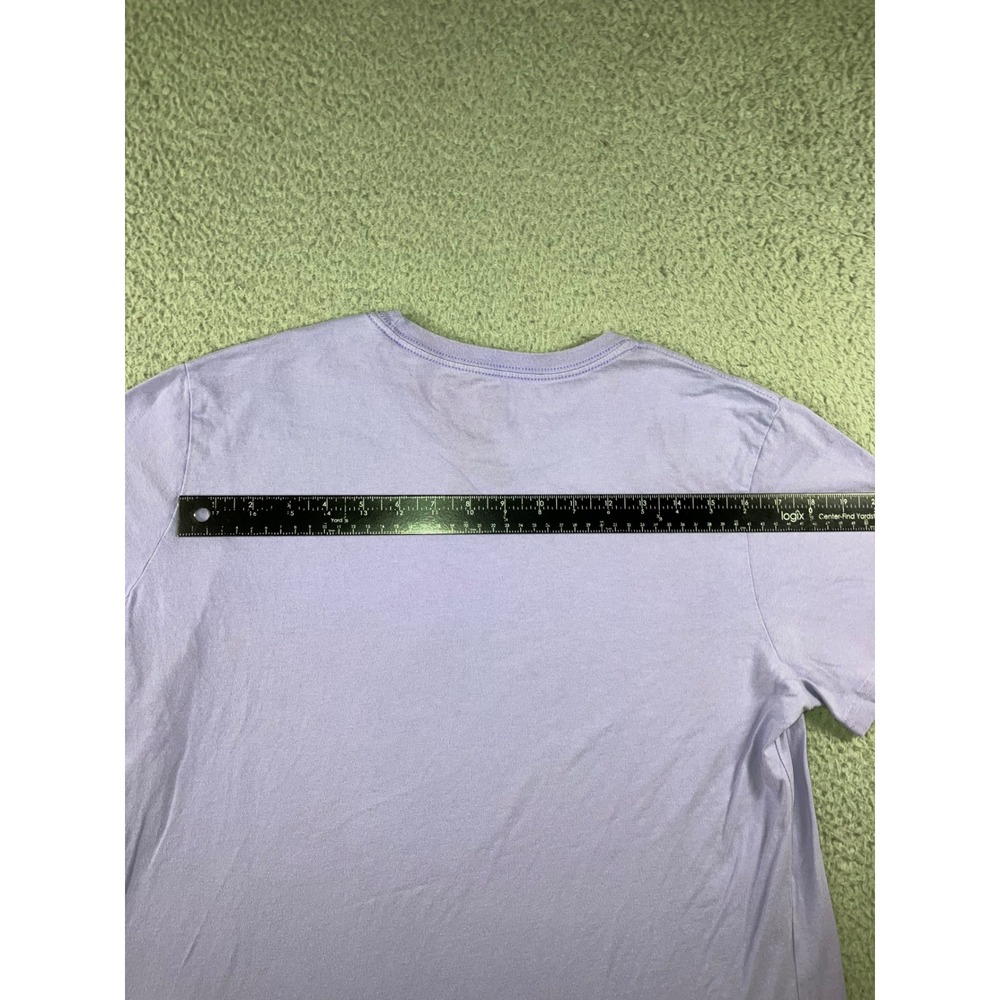 Adidas Amplifier Tee Shirt Womens XL Purple Floral Logo Athletic Sporty Gym Tee - Picture 10 of 12